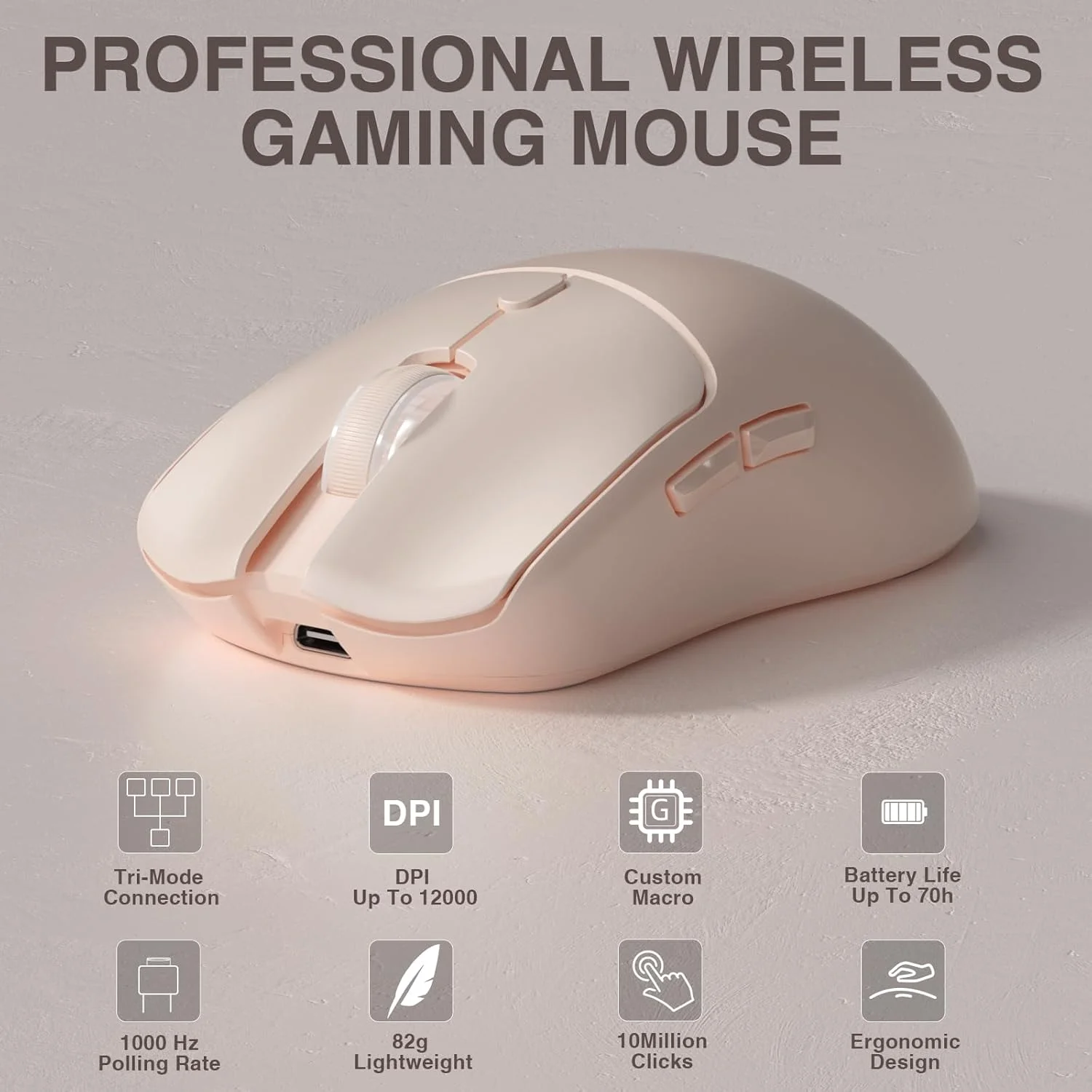 Laptop Mouse - Ratón Inalámbrico para Juegos AULA SC580X