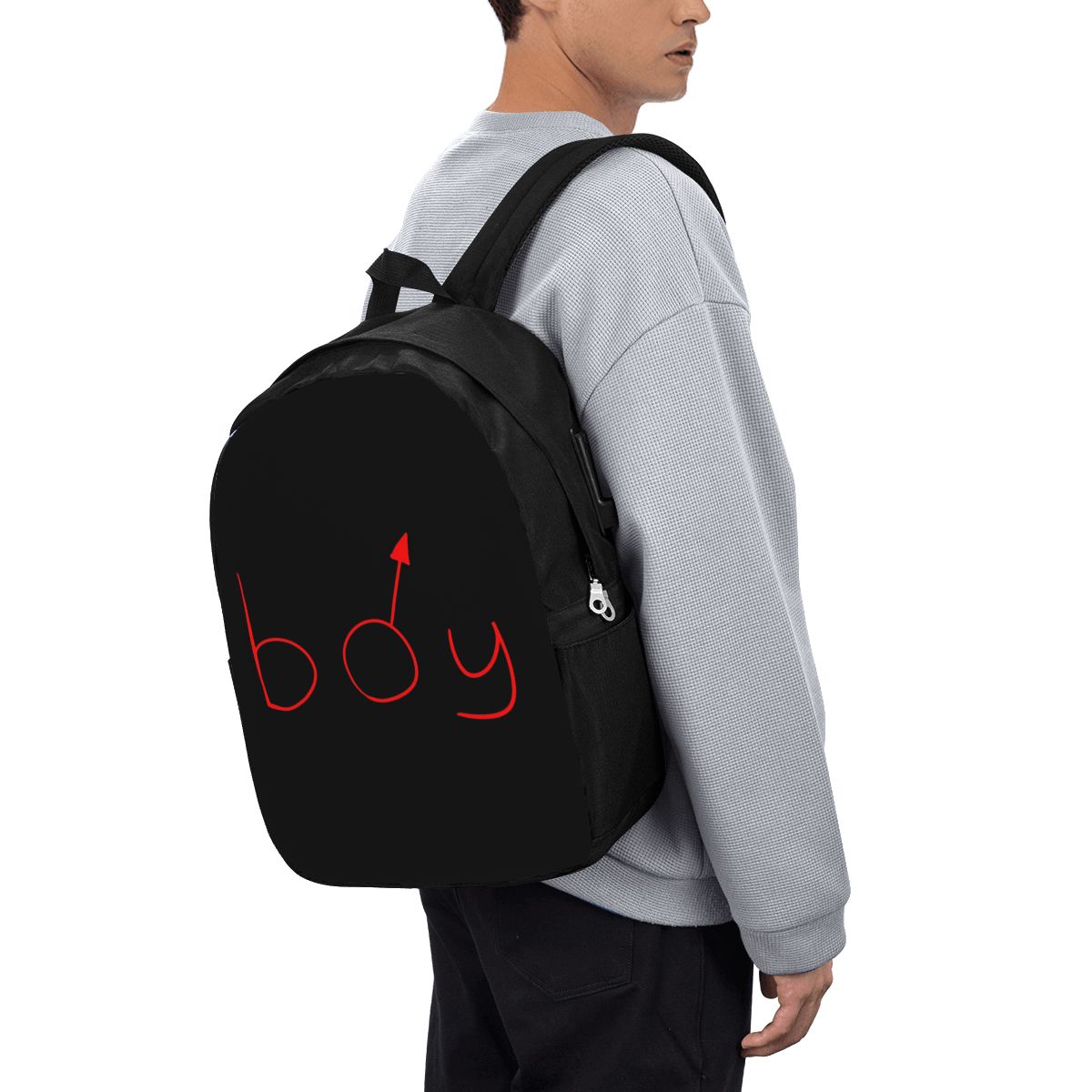Laptop Bag - Boymoder-mochila con sombrero y camisa, bolsa
