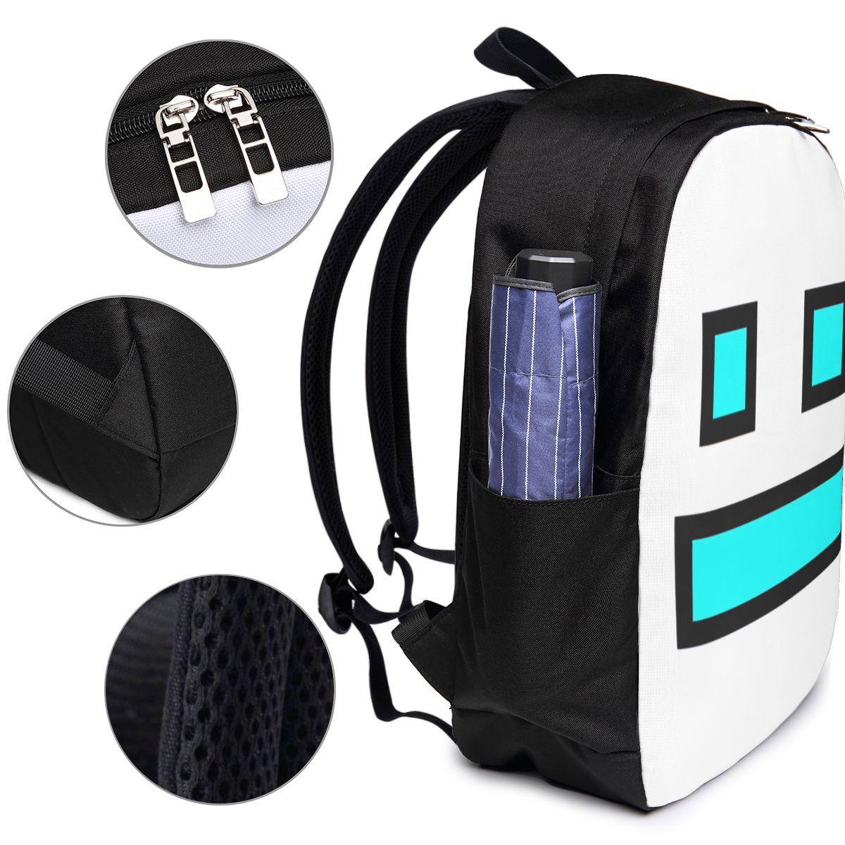 Mochila Geometry Dash para vid - Laptop Bag reseña y precio