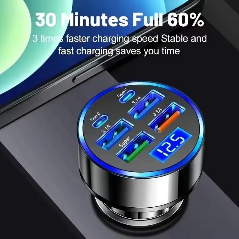 Cargador de coche PD de 300W,  - Usb C Hub reseña y precio