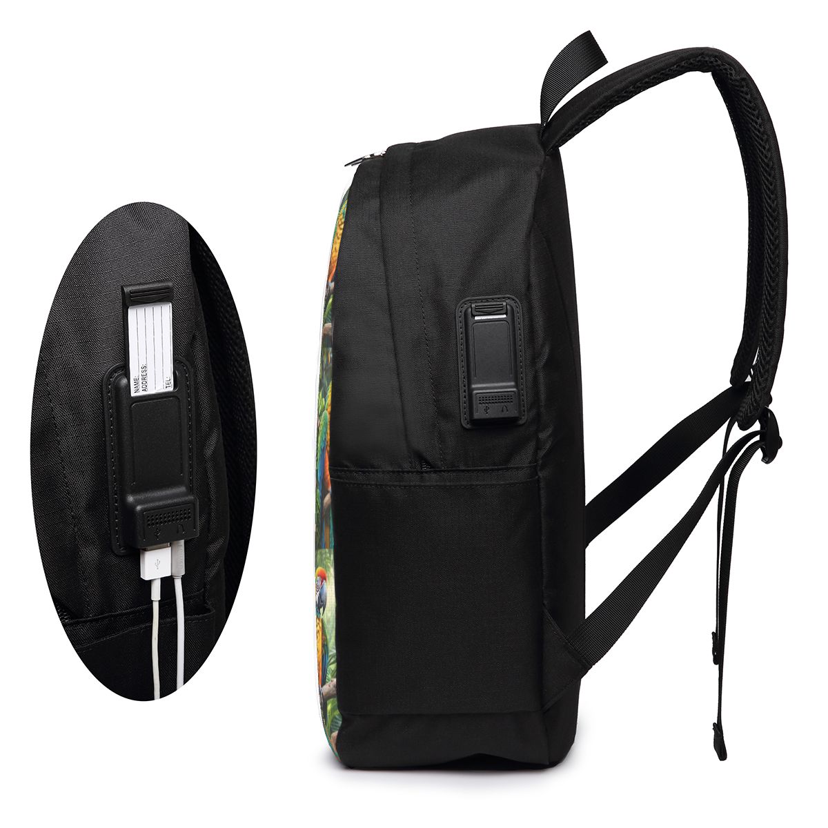 Mochila con diseño de loros ma - Laptop Bag reseña y precio